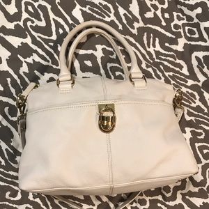 White Leather Purse